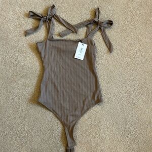 NWT Saltwater Luxe Tie Tank Bodysuit
